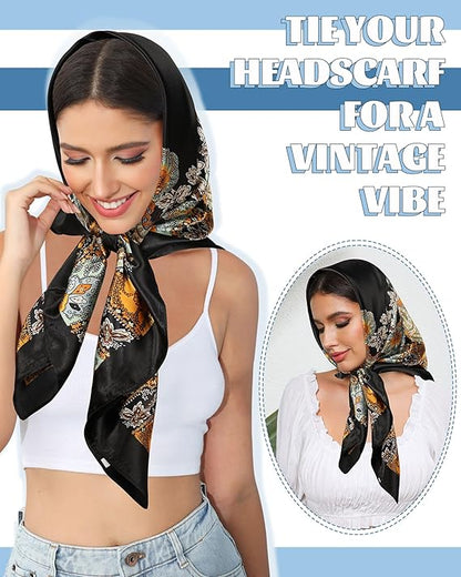 Satin Head Scarf for Women